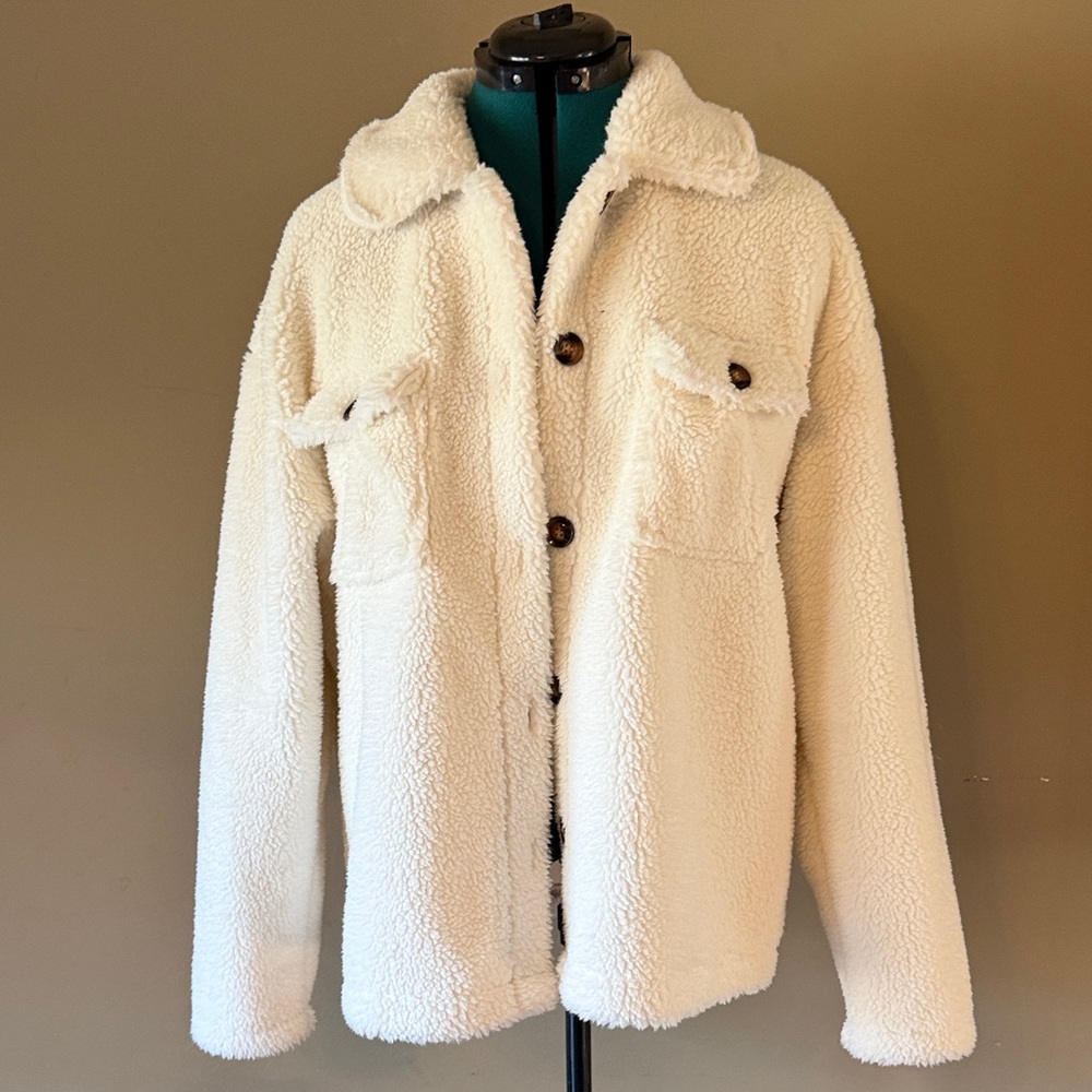 Cozy Cream Sherpa Jacket